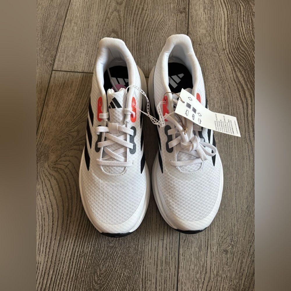 Adidas White and Black Running Shoes